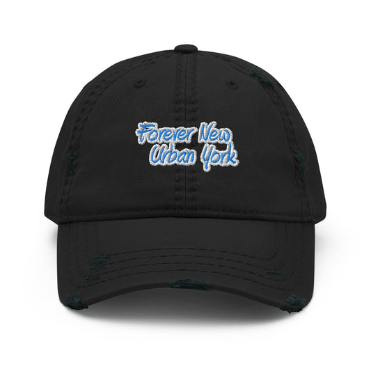 Distressed Blue Funy Logo Dad Hat