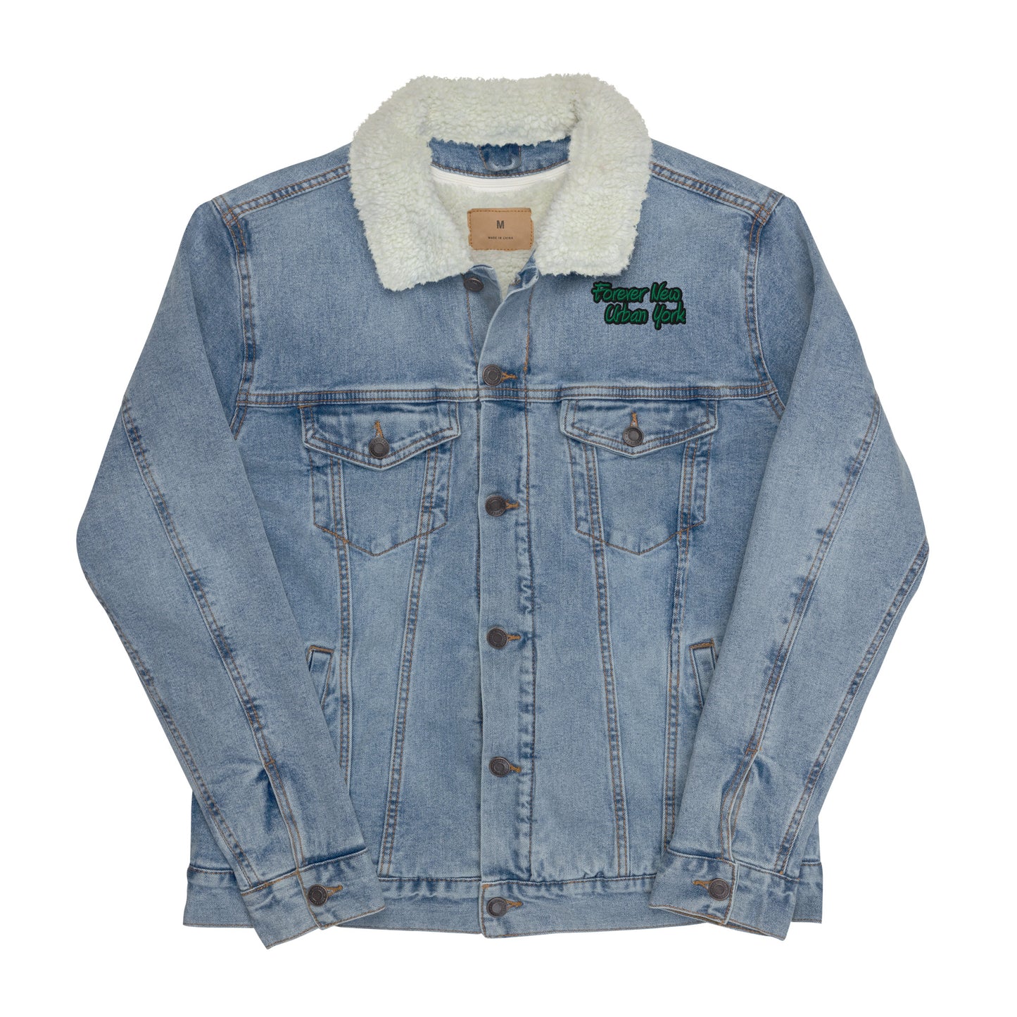 FUNY Unisex denim sherpa jacket