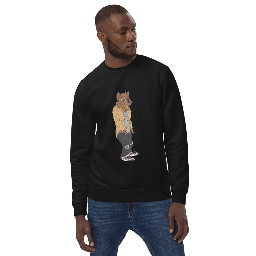 Cali Bear Unisex eco sweatshirt front 2