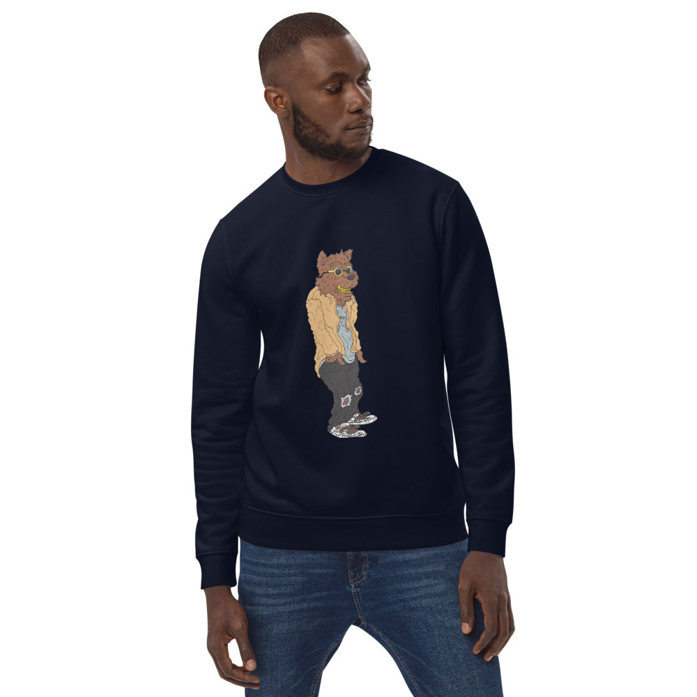 Cali Bear Unisex eco sweatshirt front-2
