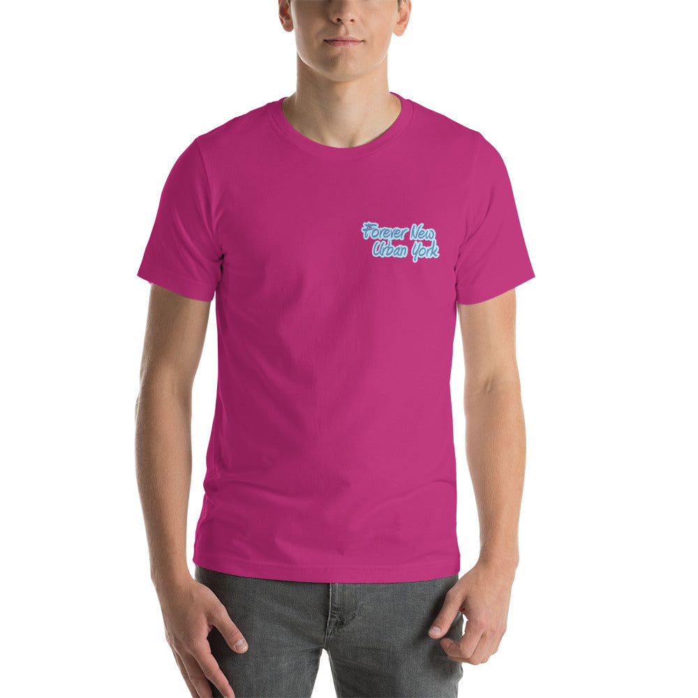 Blue FUNY LOGOShort-sleeve unisex t-shirt