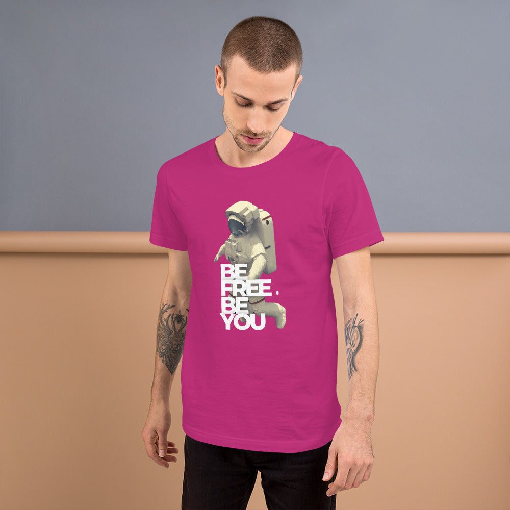 FUNY Spaceman Unisex t-shirt berry front