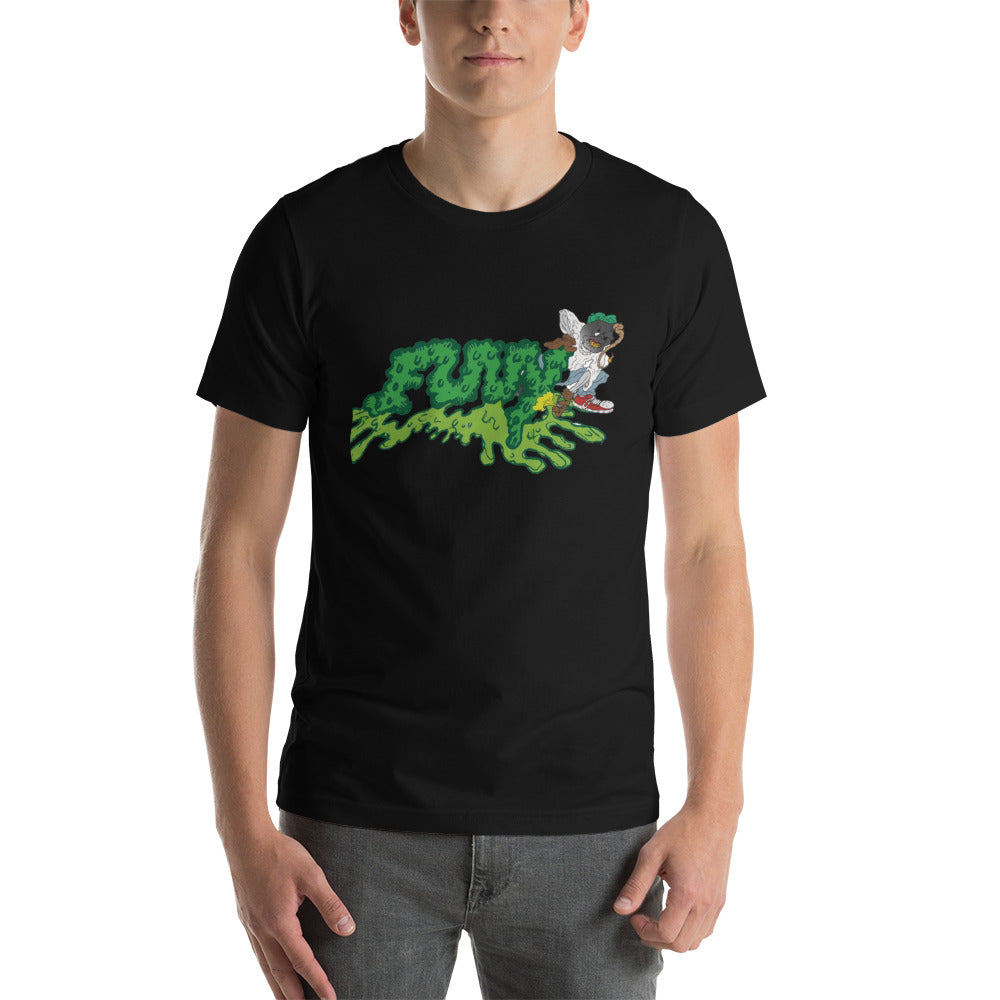FUNY Bomber Short-sleeve unisex t-shirt black front