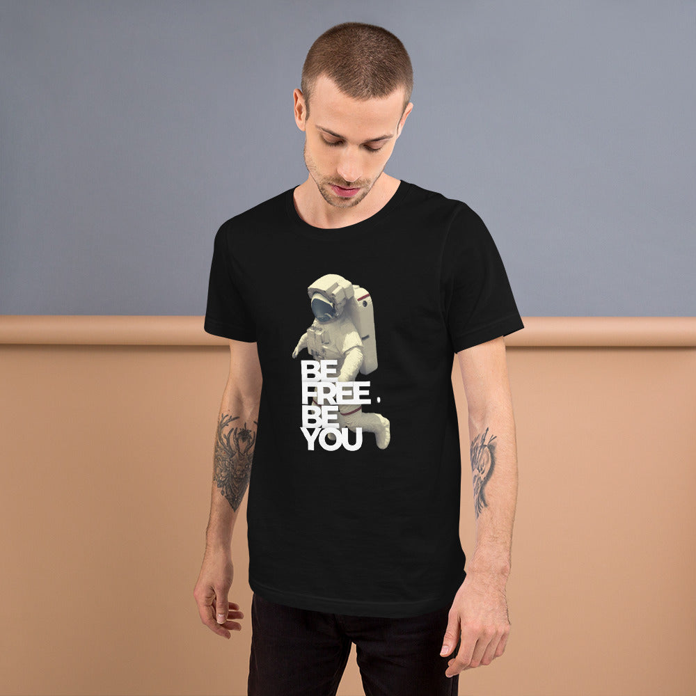 FUNY Spaceman Unisex t-shirt black front