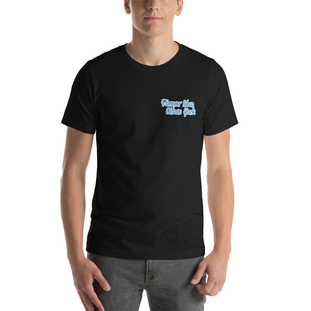 Blue FUNY LOGOShort-sleeve unisex t-shirt