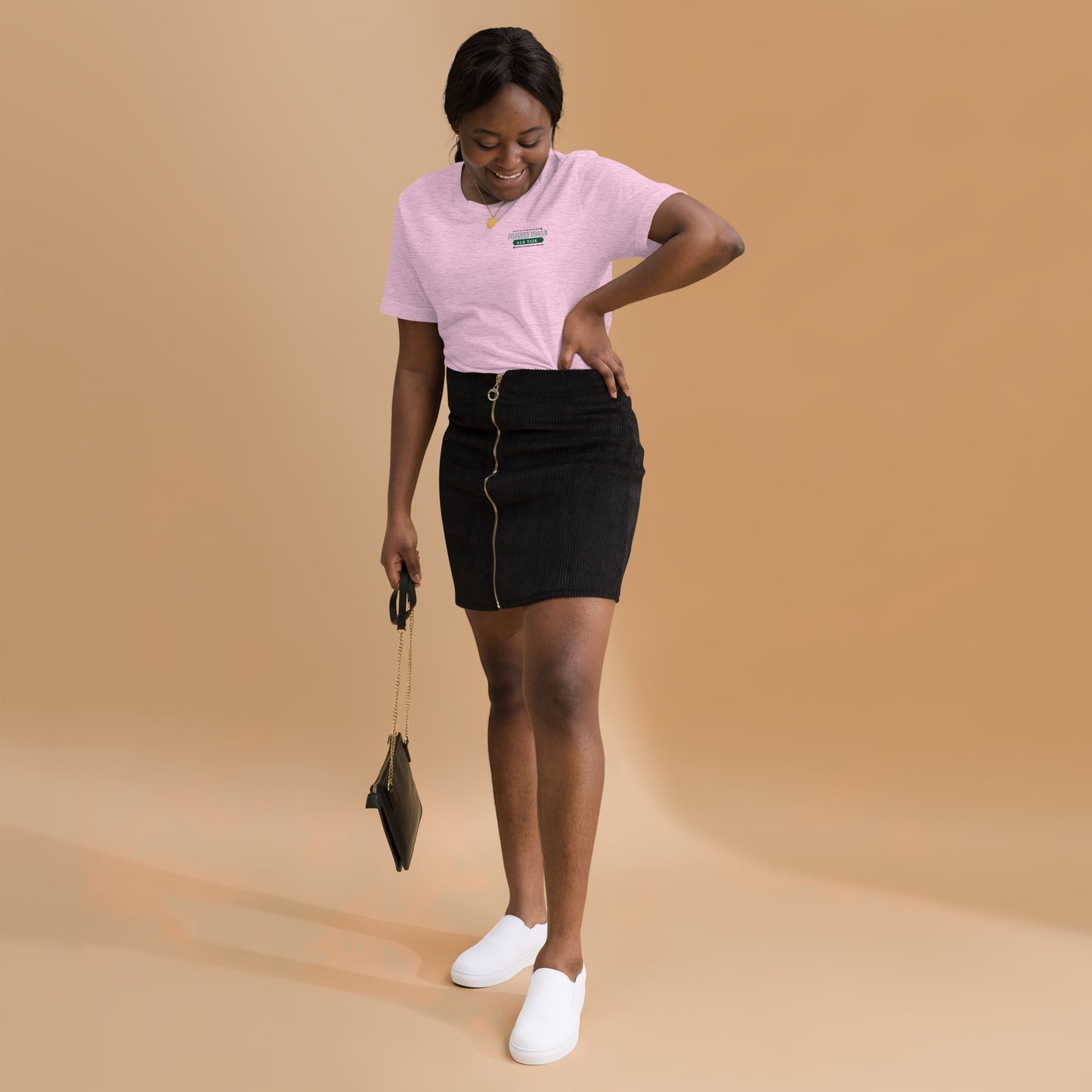 FUNY Logo embroidered Unisex t-shirt prism lilac front