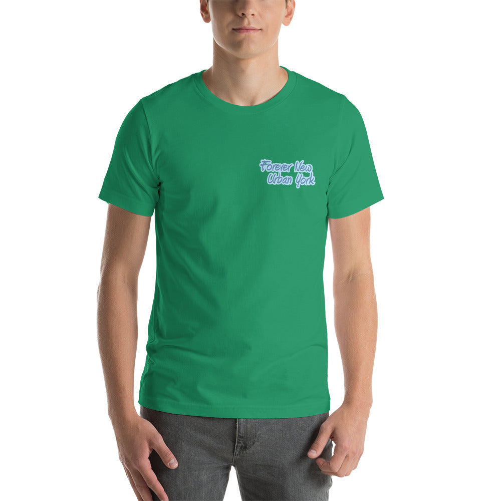 Blue FUNY LOGOShort-sleeve unisex t-shirt
