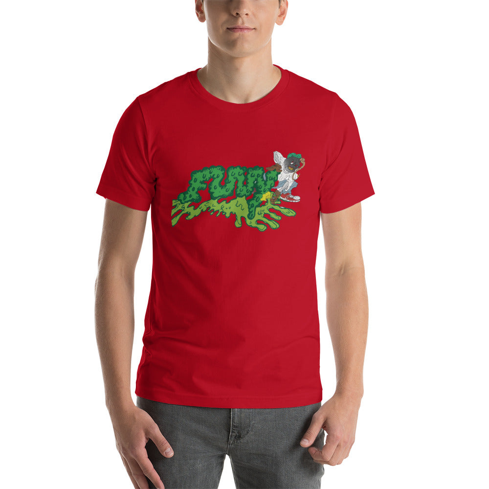 FUNY Bomber Short-sleeve unisex t-shirt red front 
