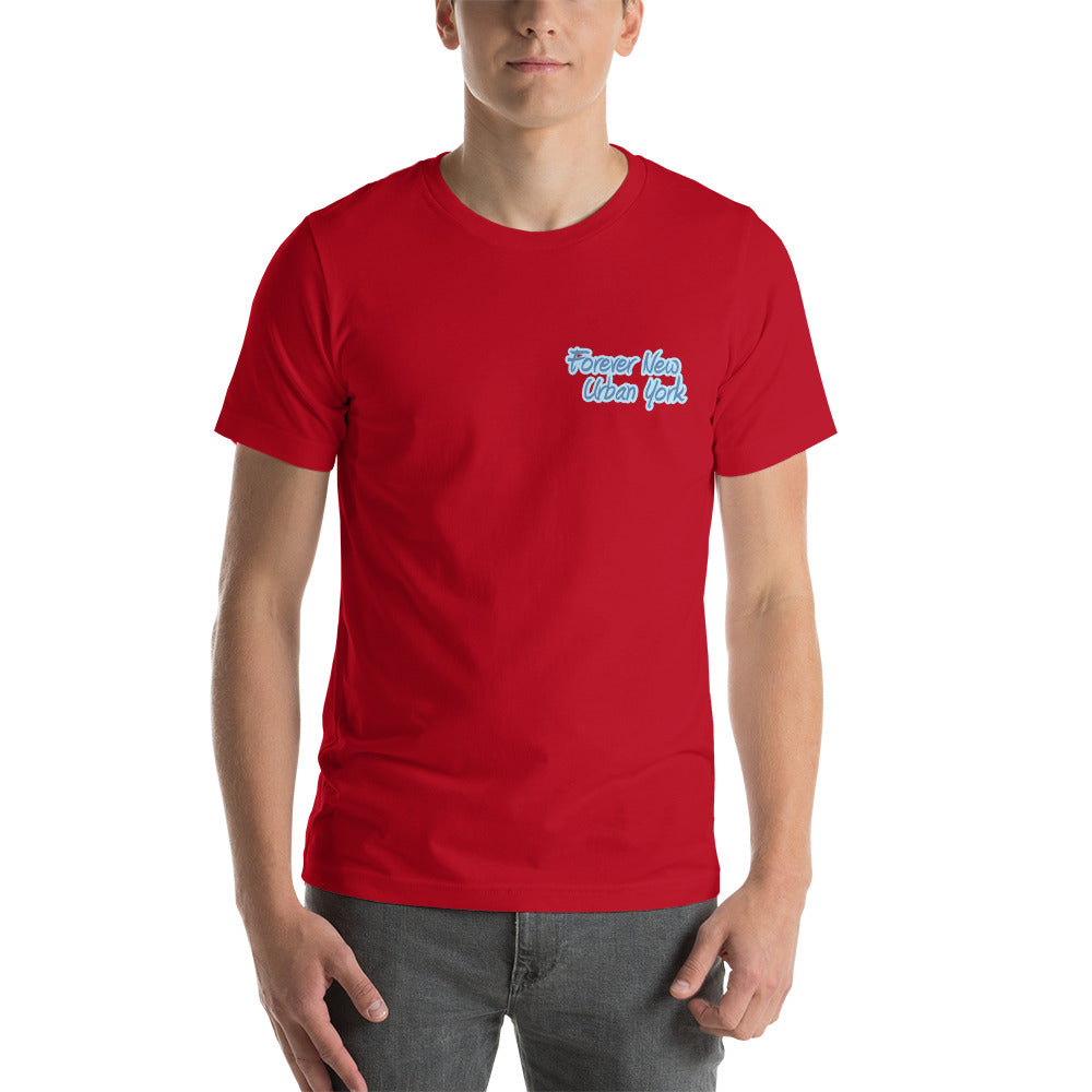 Blue FUNY LOGOShort-sleeve unisex t-shirt