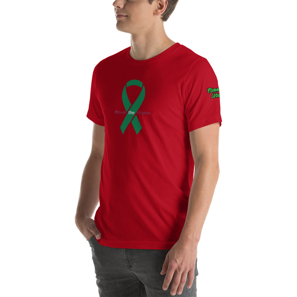 unisex staple t-shirt red left front