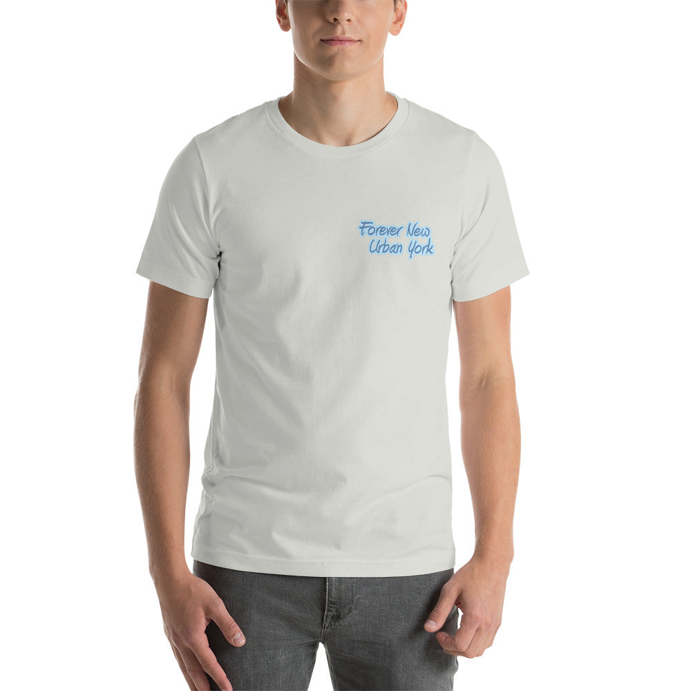 Blue FUNY LOGOShort-sleeve unisex t-shirt