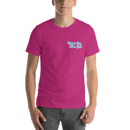 Blue FUNY LOGOShort-sleeve unisex t-shirt