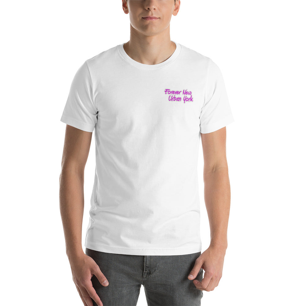 Pink FUNY Logo Short-sleeve unisex t-shirt